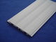 Decorative white plastic skirting board , mothproof PVC baseboards 126mm * 32mm