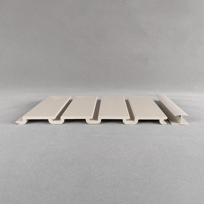 Smooth Composite False Slatwall Display Shelf Plastic For Display Wall