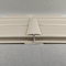 Smooth Composite False Slatwall Display Shelf Plastic For Display Wall