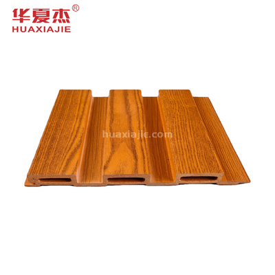 Wooden Grains Pvc Wpc Interior Wall Panel Decoration Waterproof Classic Red Mood