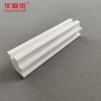 Carton Packaging PVC Trim Moulding For Indoor Sill Nosing White Vinyl 7ft