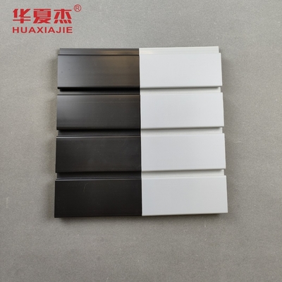 1.7kg/M Easy Installation PVC Slatwall Panels Indoor Decoration Material Garage Wall Panel