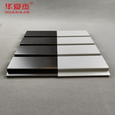 1.7kg/M Easy Installation PVC Slatwall Panels Indoor Decoration Material Garage Wall Panel