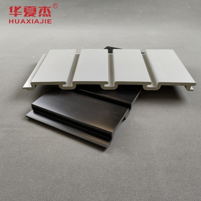 1.7kg/M Easy Installation PVC Slatwall Panels Indoor Decoration Material Garage Wall Panel