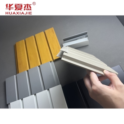 Smooth Surface PVC Slatwall Panel Garage Panel Indoor Decoration Material