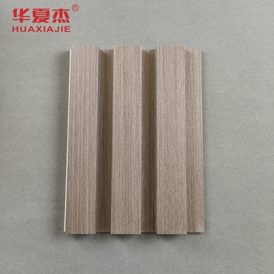 wood grain WPC Wall Panel For Indoor / Outdoor Wall Decoration