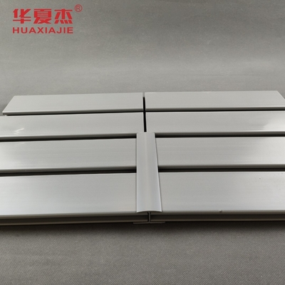 Moisture Resistance Excellent PVC Slatwall Panel Smooth Surface