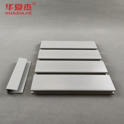 Moisture Resistance Excellent PVC Slatwall Panel Smooth Surface