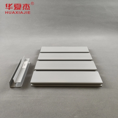 Moisture Resistance Excellent PVC Slatwall Panel Smooth Surface