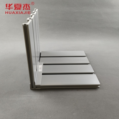 Moisture Resistance Excellent PVC Slatwall Panel Smooth Surface