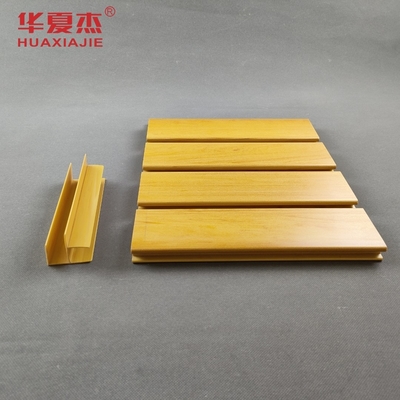 Fire Resistant PVC Slatwall Panels For Excellent Performance PVC garage panel