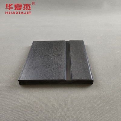 Black PVC Skirting Board 150mm PVC Baseboard Indoor Decoration