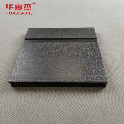 Black PVC Skirting Board 150mm PVC Baseboard Indoor Decoration