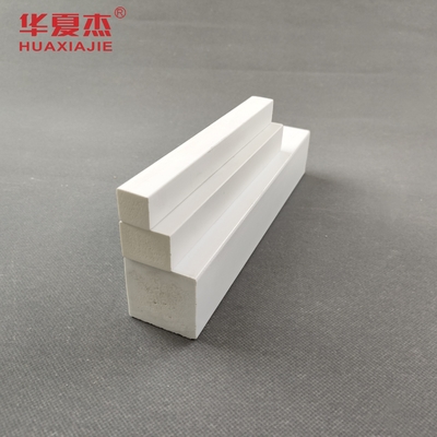 Moisture Proof PVC Plank White Vinyl PVC Moulding For Building Decoration