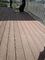 Flat Solid Plate WPC Composite Decking Easy To Install And Maintain