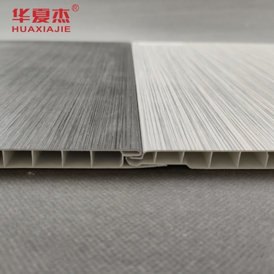 Antiseptic Groove PVC Wall Panels Wood Interior Decoration PVC Ceiling Panel