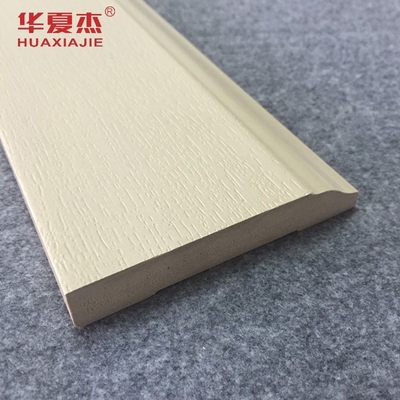 Wood Grain Coating WPC Door Architrave Frame Baseboard Indoor Decoration