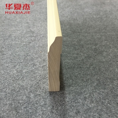 Wood Grain Coating WPC Door Architrave Frame Baseboard Indoor Decoration