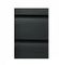 Black waterproof Garage Wall Panels / Durable PVC Glack Slat Board