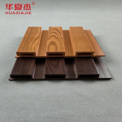 Red Wood Color WPC Wall Panel High Gloss Printing Wall PVC Panels