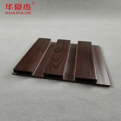Red Wood Color WPC Wall Panel High Gloss Printing Wall PVC Panels