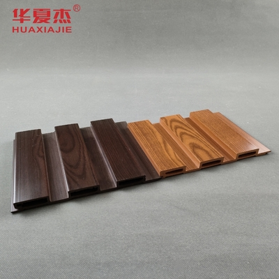 Red Wood Color WPC Wall Panel High Gloss Printing Wall PVC Panels