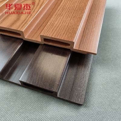 Red Wood Color WPC Wall Panel High Gloss Printing Wall PVC Panels