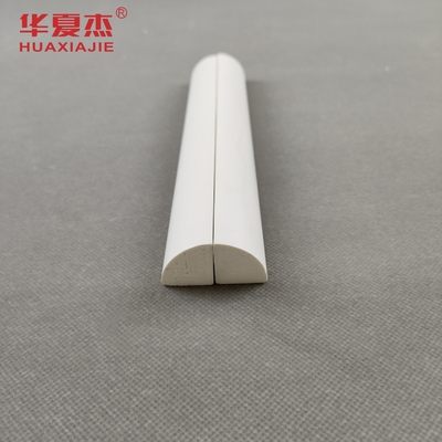 Quarter Round White Vinyl PVC Moulding 12FT PVC Foam Mould Building Material