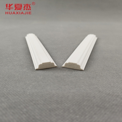 Parting Trim White Vinyl 12'' PVC Foam Moulding Building Decorative Material