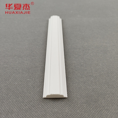 Parting Trim White Vinyl 12'' PVC Foam Moulding Building Decorative Material