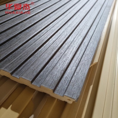 Easy Install WPC Fluted Wall Panel Laminated WPC Panels For Decoration