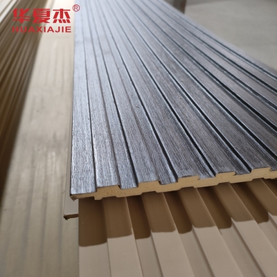 Easy Install WPC Fluted Wall Panel Laminated WPC Panels For Decoration