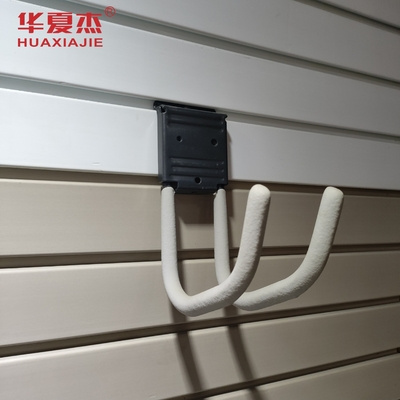 Easy Install PVC Slat Wall Panel Hooks Garage Panel Wall Frame Waterproof For Decoration