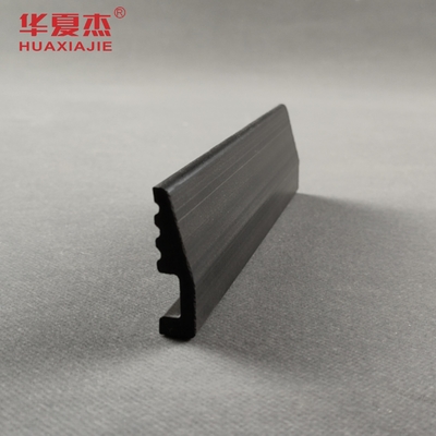 Black PVC Base Board Indoor Moisture Proof Skirting PVC Profile For Home Decoration