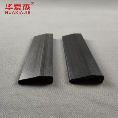 Black PVC Base Board Indoor Moisture Proof Skirting PVC Profile For Home Decoration