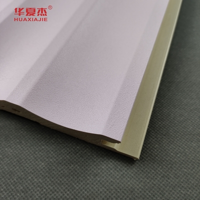 U-shaped WPC Wall Panel Laminated Pink Panels Interior And Exterior Decoration