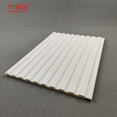 High Quality Pvc WPC Wall Panel White Design For Tv Background Wall Decoration