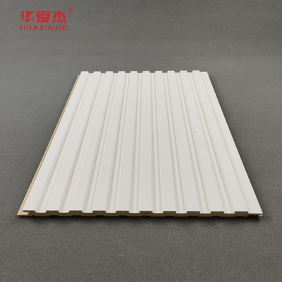 High Quality Pvc WPC Wall Panel White Design For Tv Background Wall Decoration