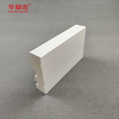 White Cape Flat Casing WPC PVC Door Frame Interior And Exterior Home Decoration