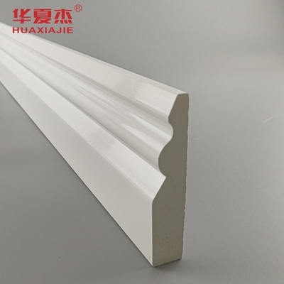 Factory custom baseboard high quality skirting pvc white building material decorative indoor decoration