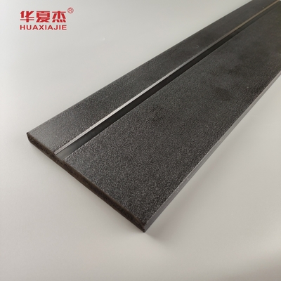 Wholesale black pvc skirting basing moisture proof vinyl baseboard decoration material