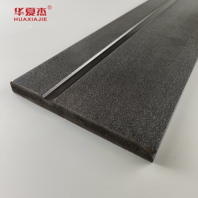 Wholesale black pvc skirting basing moisture proof vinyl baseboard decoration material