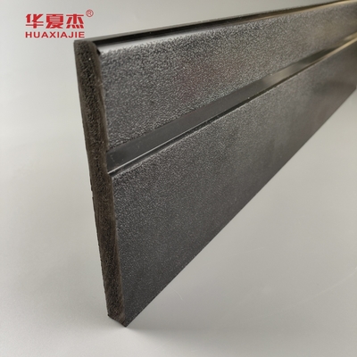 Wholesale Black Pvc Skirting Basing Moisture Proof Vinyl Baseboard Decoration Material