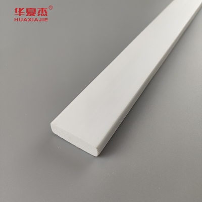 Wholesale Cost Price 3/8 X 1-1/4 Door Stop Pvc Decorative Moulding Indoor Profile White Plank
