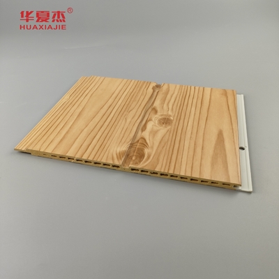 Hot Sale Wpc Wall Panel Simulated Wood Grain Easy To Install Residential Decoration