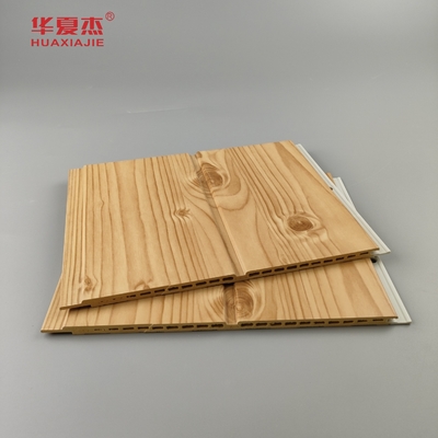 Hot Sale Wpc Wall Panel Simulated Wood Grain Easy To Install Residential Decoration