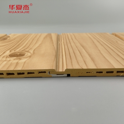 Hot Sale Wpc Wall Panel Simulated Wood Grain Easy To Install Residential Decoration