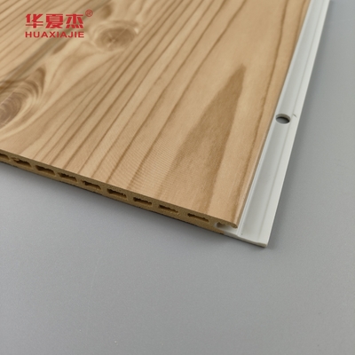 Hot Sale Wpc Wall Panel Simulated Wood Grain Easy To Install Residential Decoration