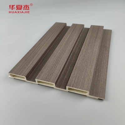 Wholesale Factory Price Wooden Grains Fluted Wall Panel Wpc Home Indoor Decoration