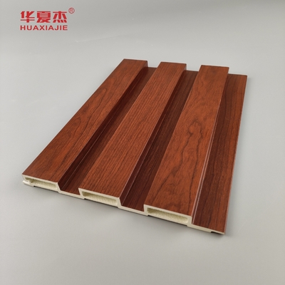 Wholesale Factory Price Wooden Grains Fluted Wall Panel Wpc Home Indoor Decoration